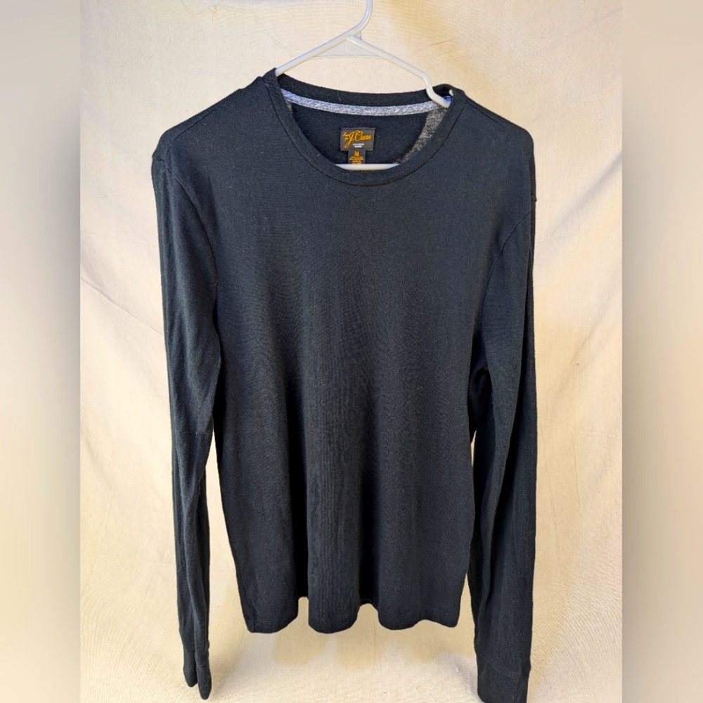J.crew cashmere‎ blend size medium long sleeve t-shirt black.
